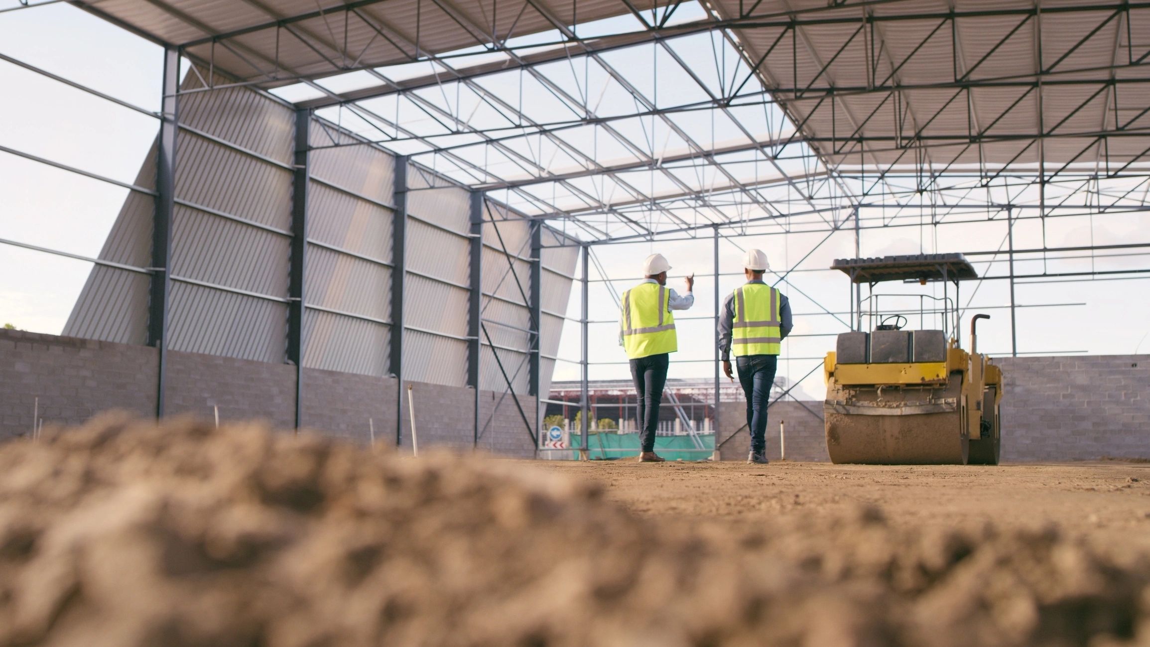 Commercial and industrial construction project